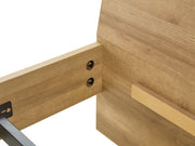 Hekla Queen Wooden Bed Frame - Oak