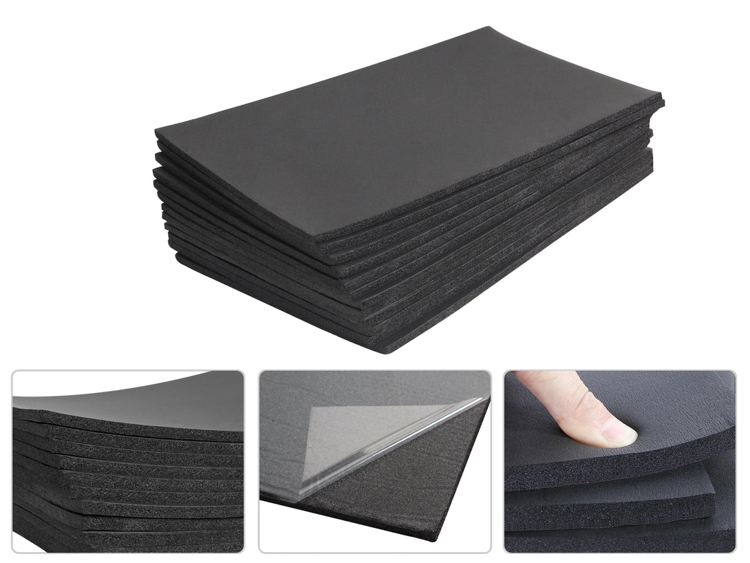 Car Soundproof Insulation Noise Deadener Mat - Set of 12