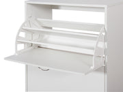 Anau 3 Drawer Shoe Cabinet Storage - White