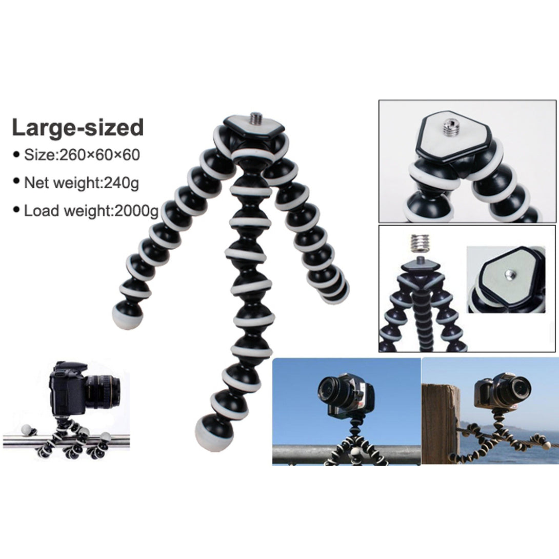 Camera Flexible Tripod Stand L
