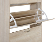 Matilda 3 Drawer Shoe Cabinet Storage - Maple