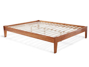 Meri Queen Wooden Slat Bed Frame - Oak