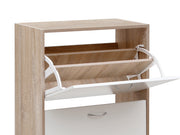 Matilda 2 Drawer Shoe Cabinet Storage - Oak