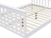 Andes Double Wooden Bed Frame - White