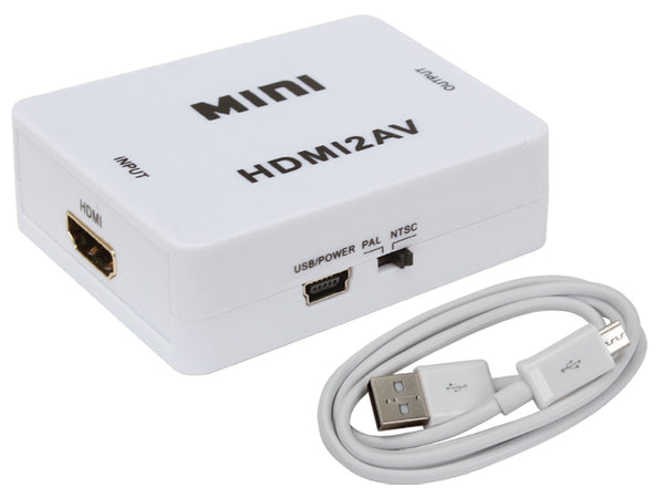 HDMI to RCA CVBS Audio Video Converter