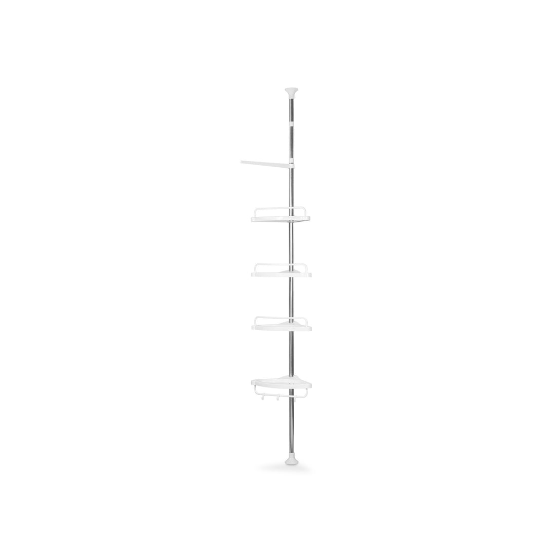 Adjustable Tension Pole Corner Shower Caddy