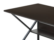 Yael 120cm Computer Desk - Black Walnut