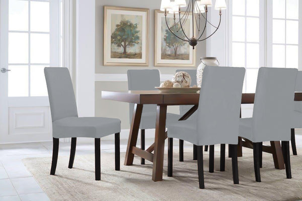 Dining Chair Cover - Set of 4 - Grey