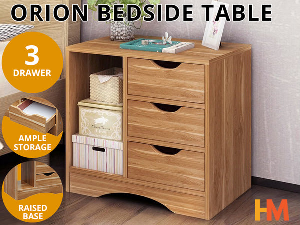 ORION Bedside Table - CARAMEL