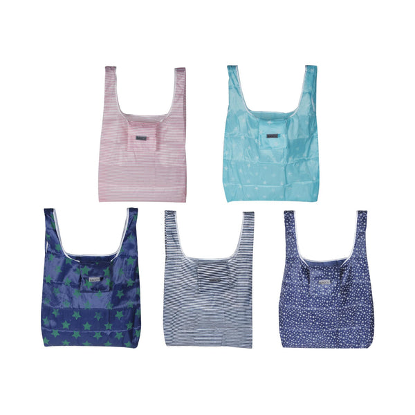 Foldable Reusable Bags Eco Grocery Shopping Bags - Set of 5