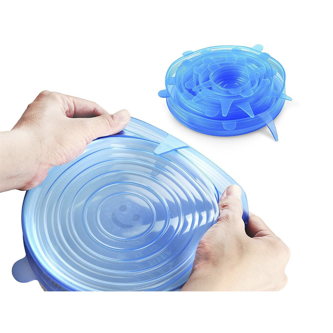 Reusable Silicone Stretch Lids 6pcs Set