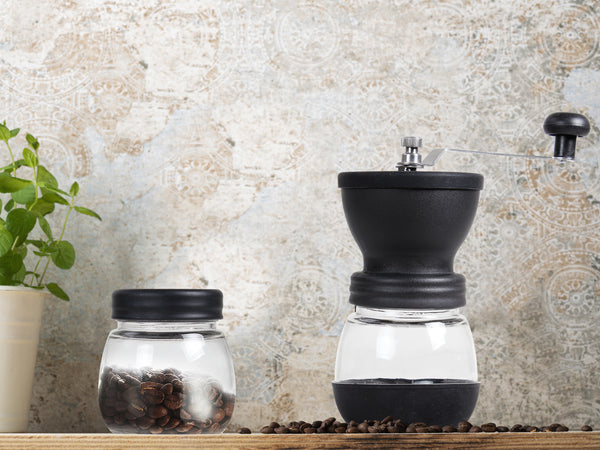 Manual Glass Coffee Grinder