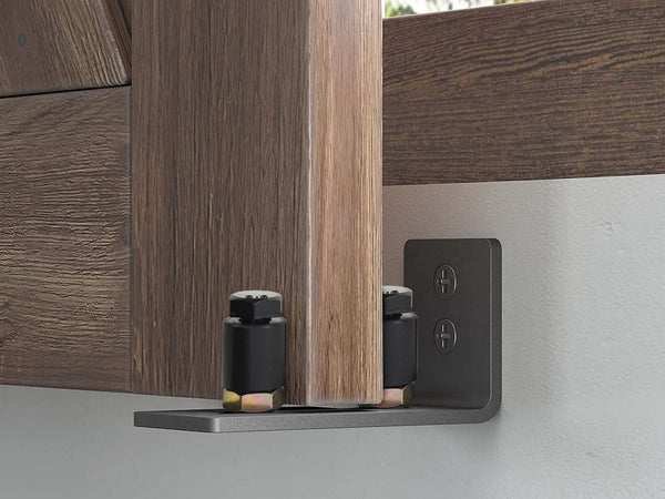 Adjustable Sliding Door Floor Guide Roller Hardware Set