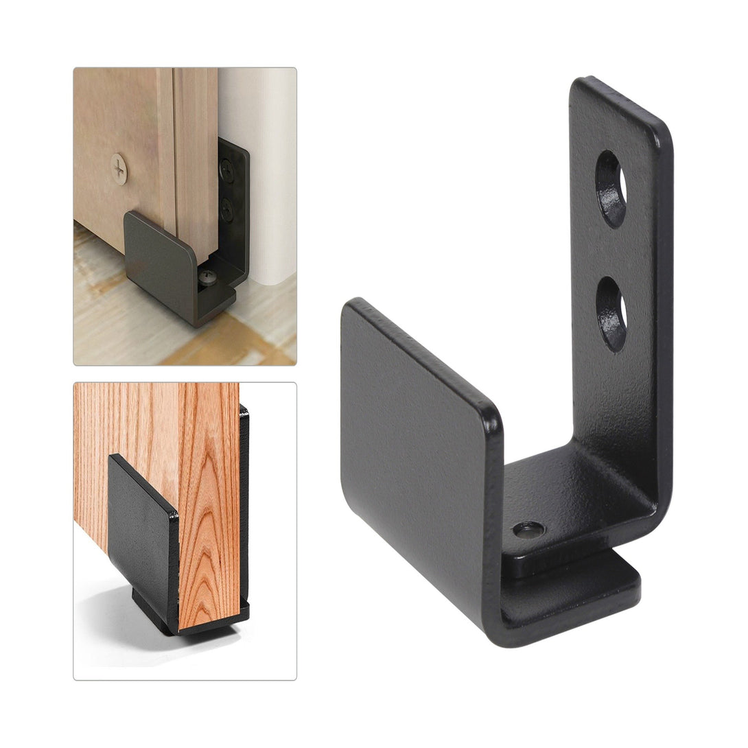 Sliding Barn Door Hardware Bottom Floor Guide Steel Set