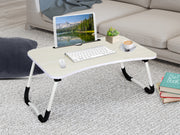 Anti-slip Foldable Laptop Table - Natural