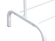 Metal Clothes Rack Hanger 104x152cm - White