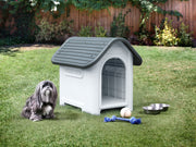 Small Plastic Dog House - Grey