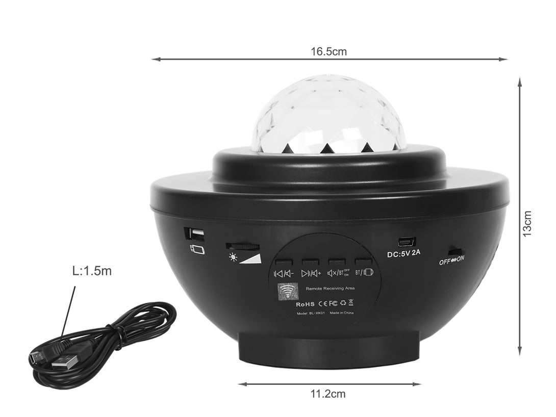 Bluetooth LED Galaxy Projector Night Light