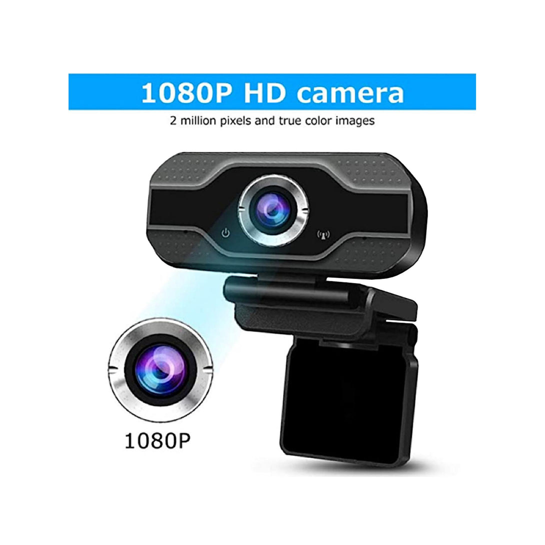 1080P Full HD Webcam with Microphone (0.001m3 - 0.074kg)