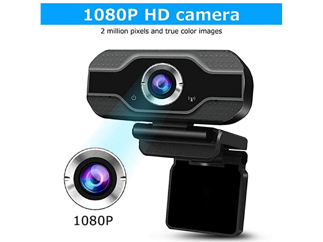 1080P Full HD Webcam with Microphone (0.001m3 - 0.074kg)