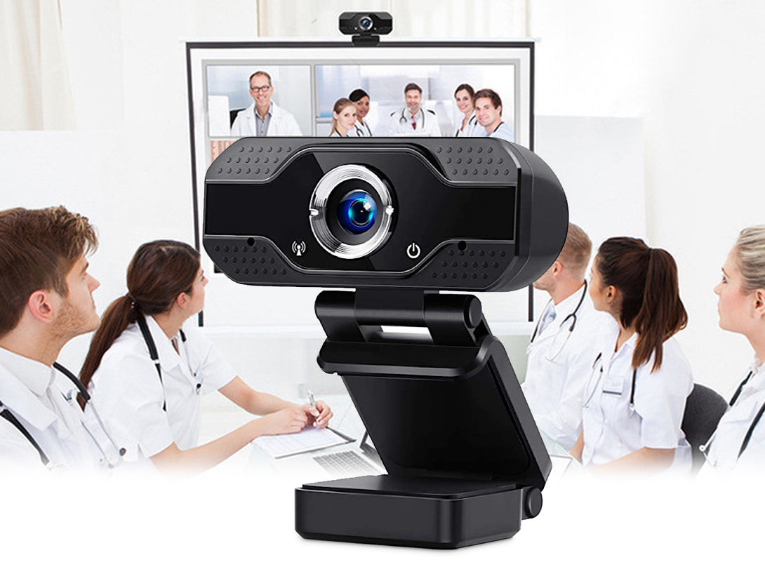 1080P Full HD Webcam with Microphone (0.001m3 - 0.074kg)