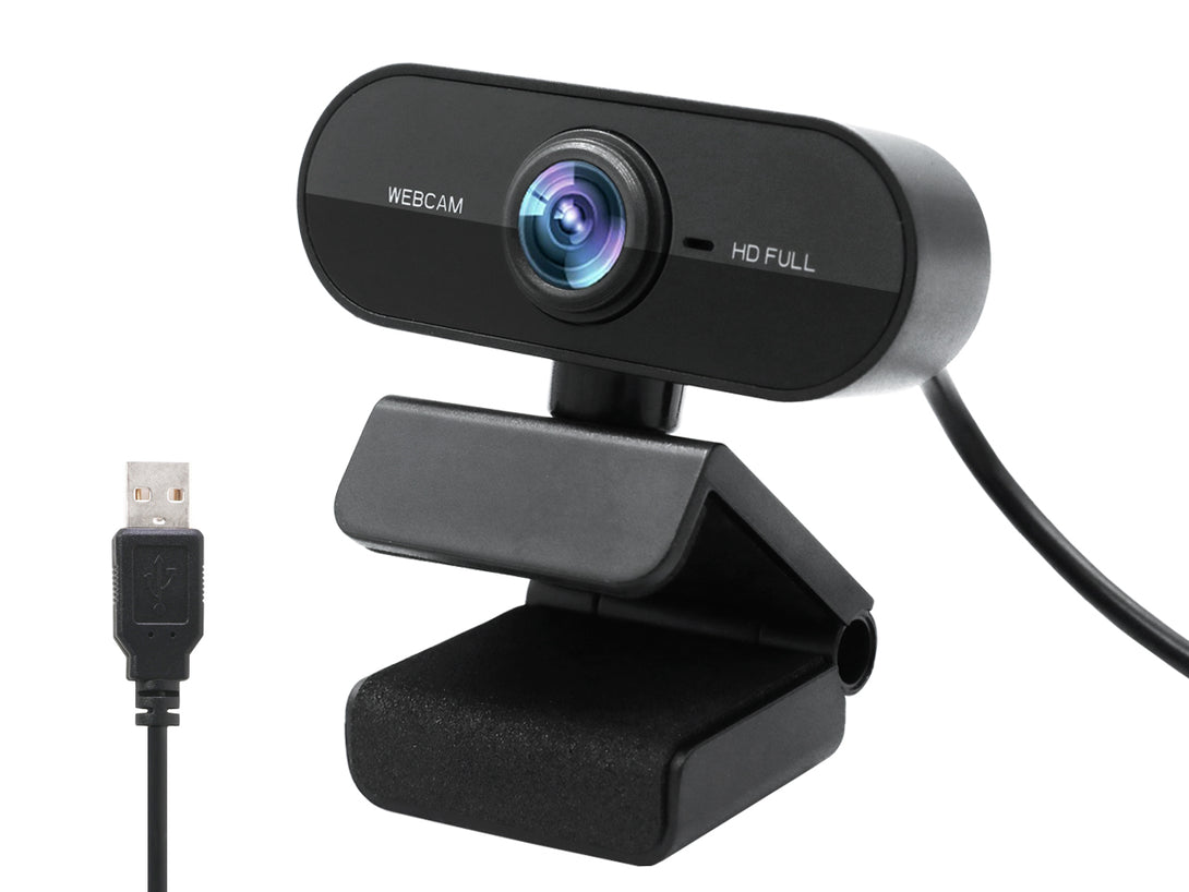 USB 1080P HD Webcam with Microphone (0.001m3 - 0.074kg)