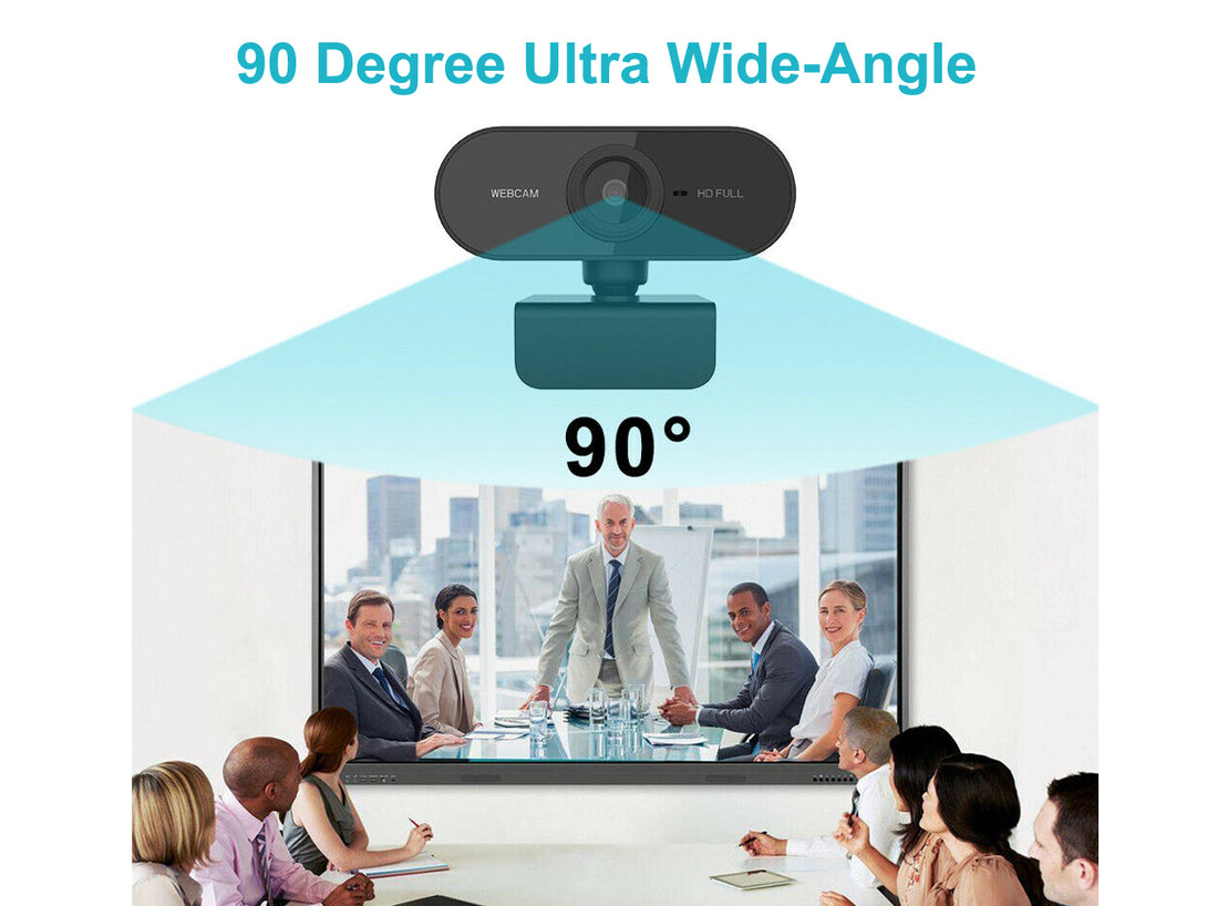 USB 1080P HD Webcam with Microphone (0.001m3 - 0.074kg)