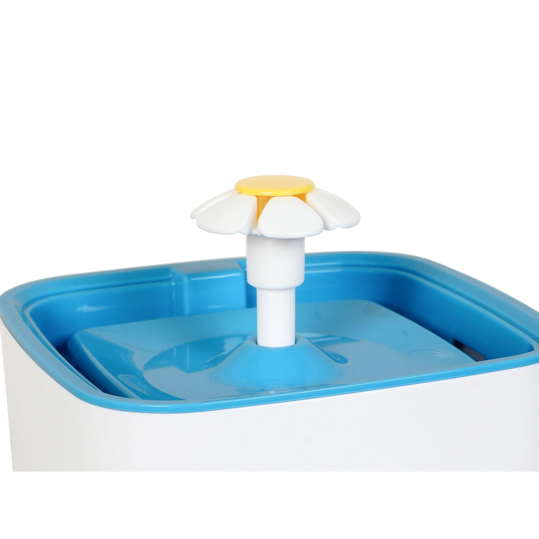 Pet Water Fountain Square - Blue