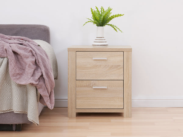 Sagano Bedside Table - Oak