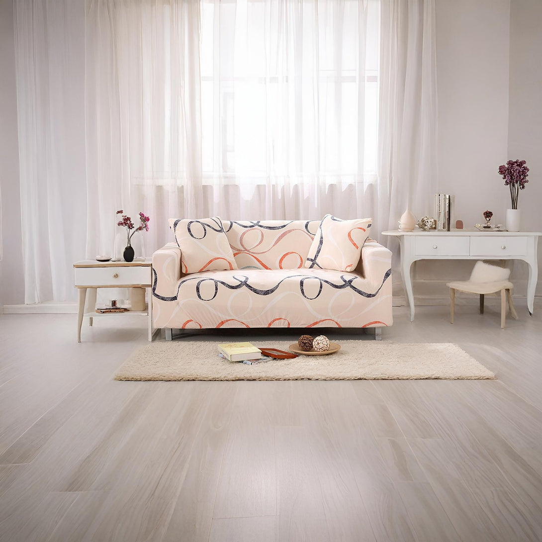 Single Sofa Cover Couch Cover 90-140cm - Ribbon