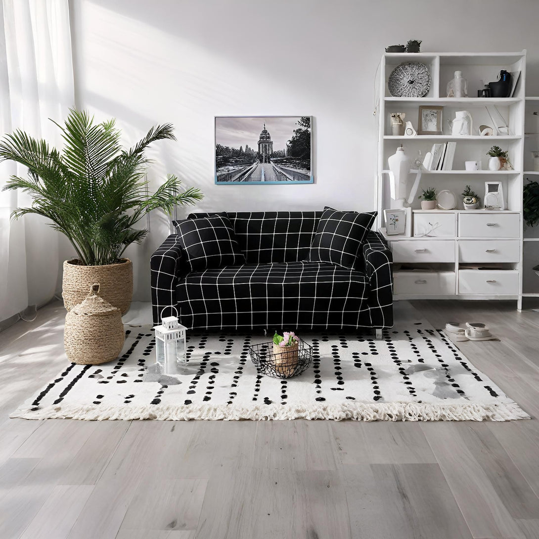Single Sofa Cover Couch Cover 90-140cm - Plaid