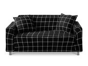 2 Seater Sofa Couch Cover 145-185cm - Plaid