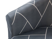 Single Sofa Cover Couch Cover 90-140cm - Stripe