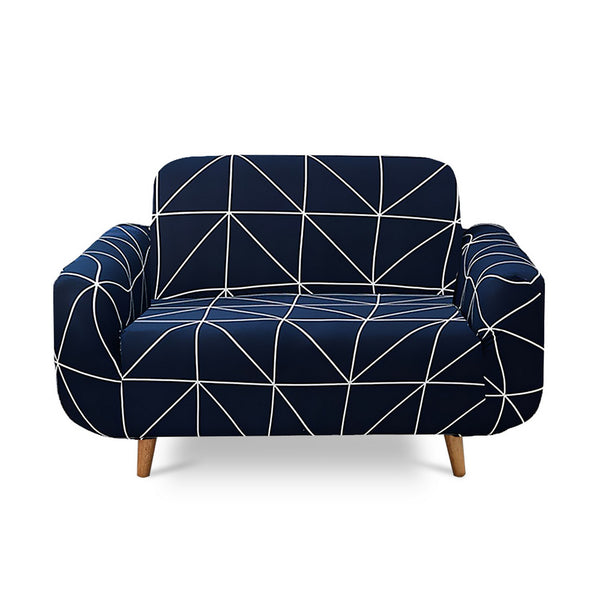 Single Sofa Cover Couch Cover 90-140cm - Grid