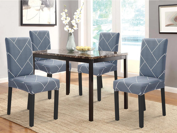 Dining Chair Cover - Set of 4 - Stripe