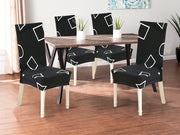 Dining Chair Cover - Set of 4 - Squares