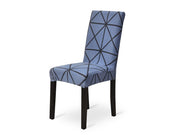Dining Chair Cover - Set of 4 - Grid