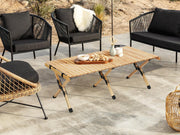 Folding Outdoor Camping Table 120cm - Natural