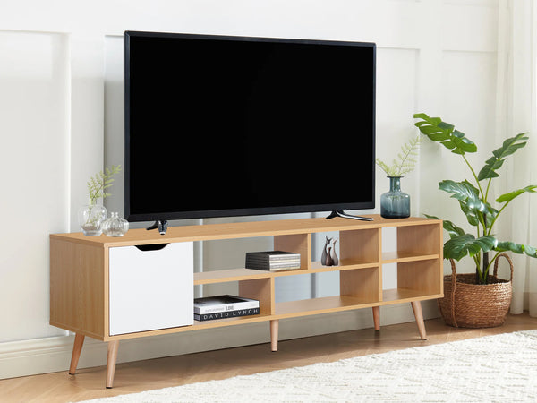 Como 1.4m Entertainment Unit - Oak