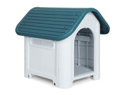 Small Plastic Dog House - Blue