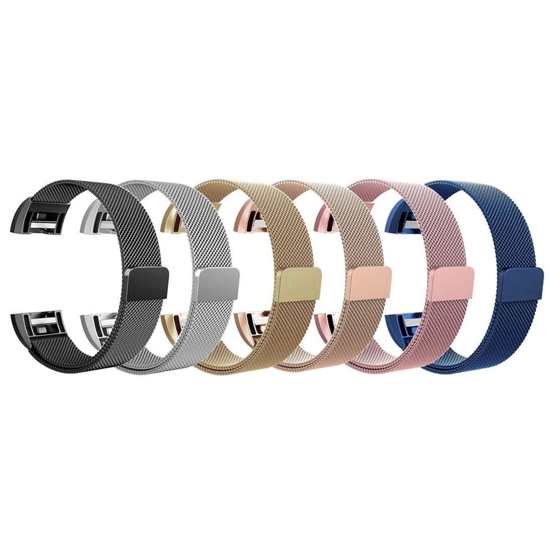 Strap Band Milanese Loop Band for Fitbit Charge 2 - Silver