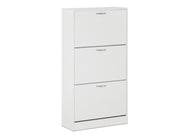 Matilda 3 Drawer Shoe Cabinet Storage - White