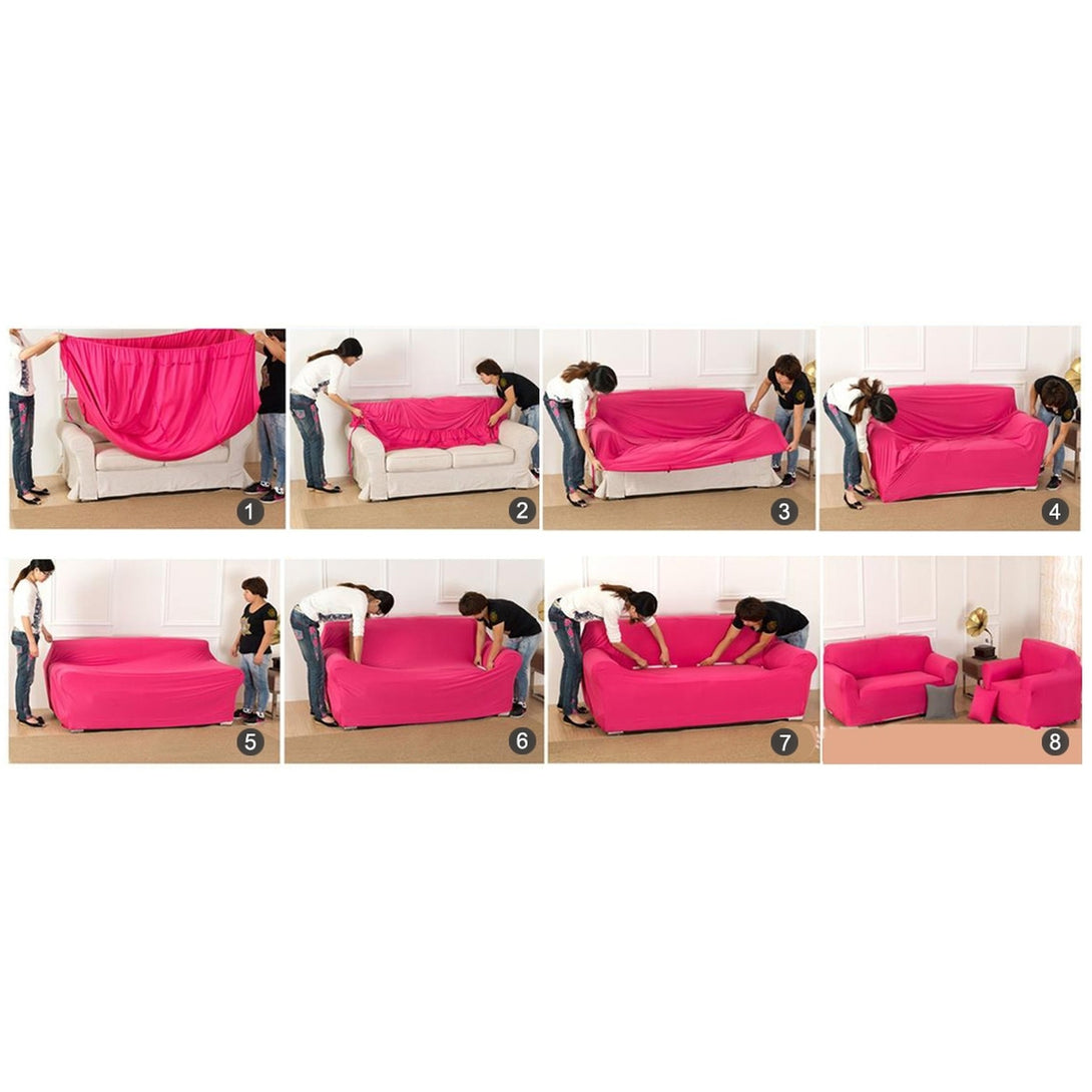 Single Seater Sofa Couch Cover 90-140cm - Navy