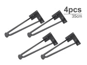 Hairpin Table Leg 2 Rod 35cm - Set of 4