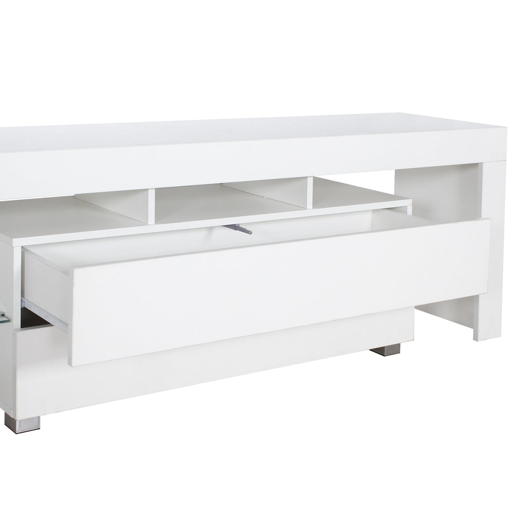 Dothan 1.6m LED Entertainment Unit - White