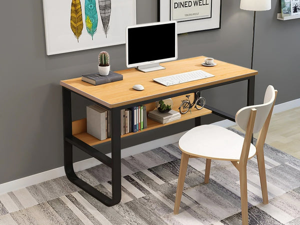 Andrea 100cm Computer Desk Table - Black