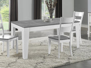 Desta Dining Table Rectangle 160x90cm - White