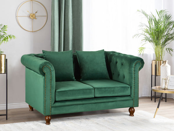 Vagas 2 Seater Sofa - Green