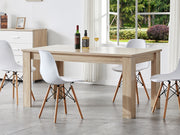 Azar Dining Table Rectangle 160x80cm - Oak