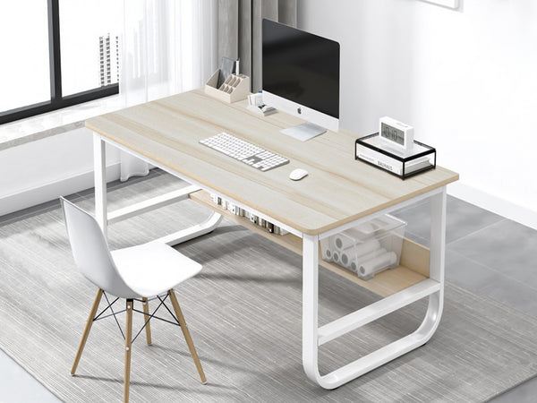 Andrea 100cm Desk Computer Study Desk Table - White